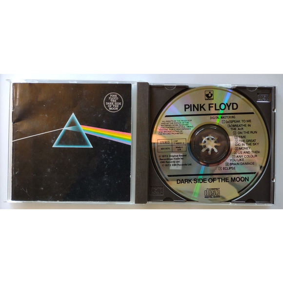 Pink Floyd Dark Side Of The Moon CD UK label US On Back Insert Prog Classic Rock - Picture 1 of 4